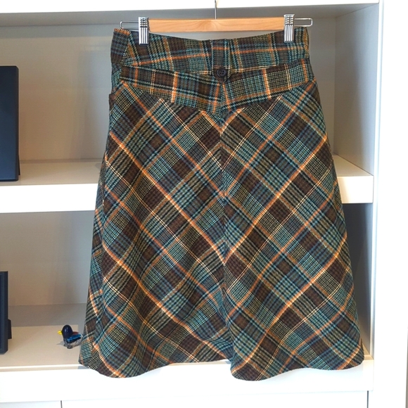 H&M gorgeous plaid skirt size 4 - Picture 3 of 11